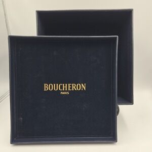 Boucheron Paris Limited Edition Blue Box for Parfum Jewelry 10x10 Rare VTG Elite